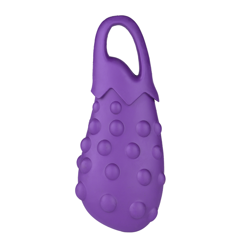 Jouets interactifs en gros pour animaux de compagnie en peluche Fruits et légumes à mâcher Jouet en caoutchouc pour chien
